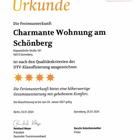 Charmante Wohnung Am Schoenberg Sonneberg Exterior photo